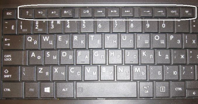 Клавиша Ноутбука Фото